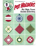 Star Pot Holders Swedish Embroidery Booklet-No. 101-1953-15 pages - $5.00