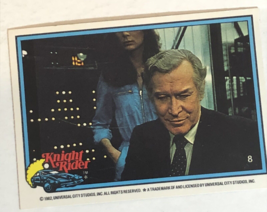 Knight Rider Trading Card 1982  #8 Edward Mulhare - £1.56 GBP