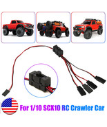 4-Way Led Light On/Off Controller Switch Y Cable For 1/10 Trx-4 Scx10 Rc... - £14.90 GBP