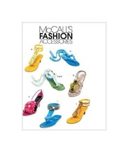 McCalls Sewing Pattern Shoe Sandal Decorations - $8.36