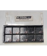 Pack of 10 NEW K-Tool DTI-1511P Grade X20 Positve Top Inserts 45 Degree ... - €93,09 EUR