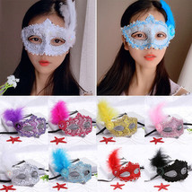 SH Venetian Masquerade Mask Women Girls Sexy Fox Eye Mask for Fancy Dress Party - £5.44 GBP