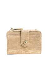 Hobo Intl - VAL INDEXER LEATHER CARD CASE - golden taupe NWT MSRP $78 - $1,086.87 MXN