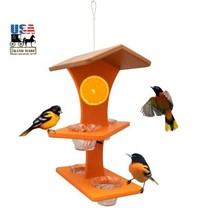 2 STORY ORIOLE FEEDER - Double Decker Eco Friendly Weatherproof Poly Ami... - £117.94 GBP+