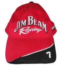 JIM BEAM RACING CAP HAT BOBBY GORDON #7 MOTORSPORTS RED &amp; BLACK - $6.76