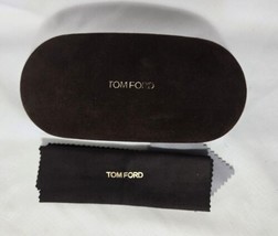 Authentic TOM FORD Glasses Sunglasses Eyeglasses Hard Case w/ Cleaning C... - $16.99