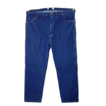 Rustler Mens Jeans 46 x 30 Straight Leg Blue Denim Blue Regular Fit Dark... - £21.22 GBP