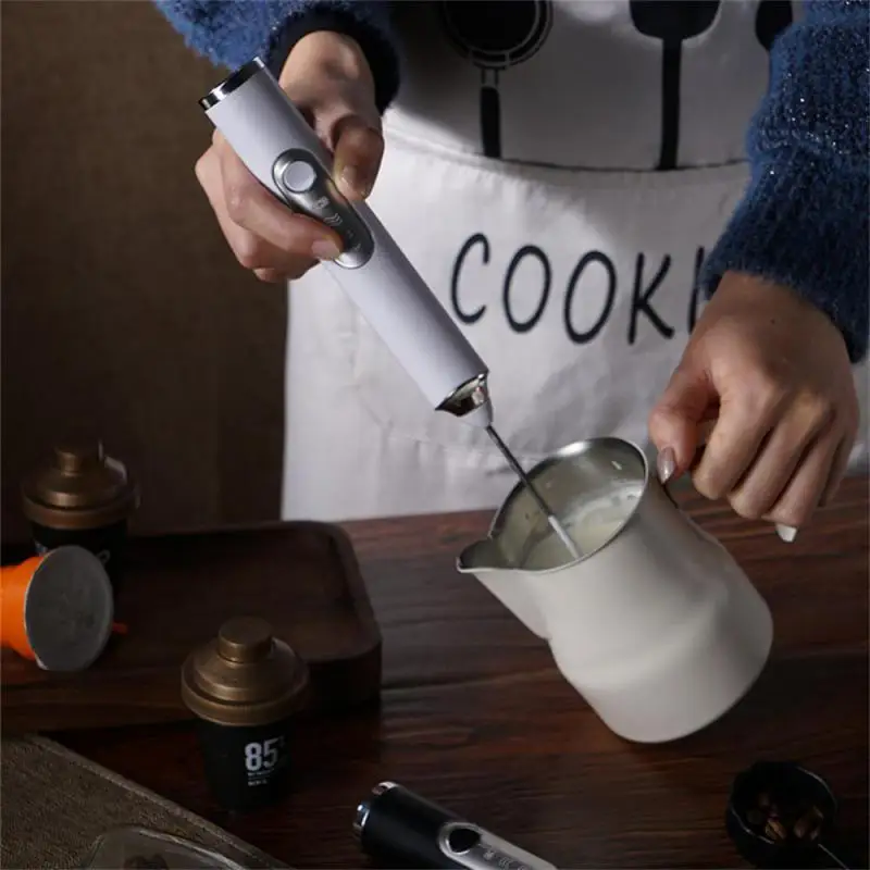Ter wireless milk frothers with usb electrical mini coffee maker whisk mixer for coffee thumb200