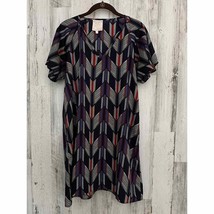 Sincerely Mary Shift Dress Womens Medium Multicolored Print - $13.82