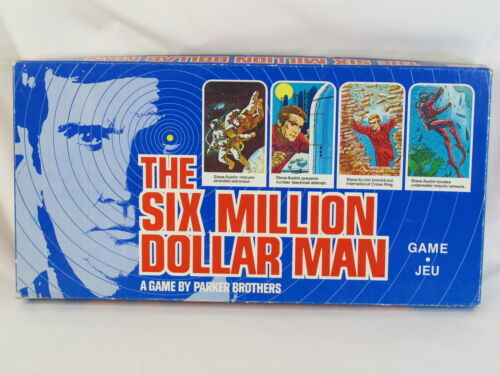 Primary image for The Six Million Dollar Man 1975 Board Game Parker Brothers 100% Complete EUC @@