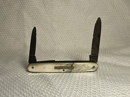 1890&#39;s ? Rodgers MOP Scales Four Blade Folding Knife Her Majesty NEEDS REPAIR - £39.83 GBP