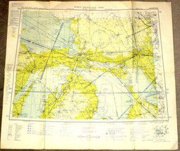 Montreal River World Aeronautical Chart 1950-55 - £7.36 GBP