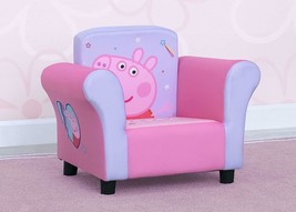 Toddler Upholstered Chair Peppa Pig Padded Seat Children Kids Lounger Furniture - $89.85