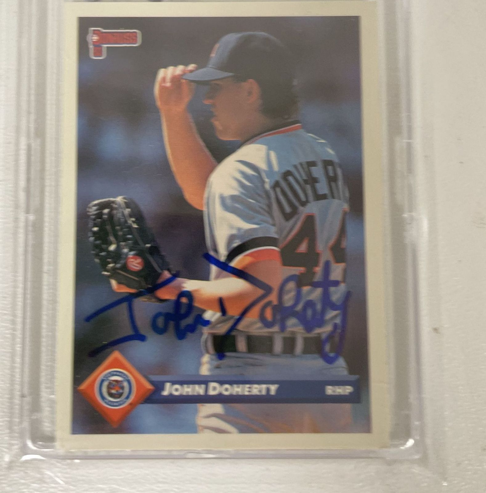 John Doherty Signed Autographed 1993 Donruss Baseball Card - Detroit Tigers - $15.00