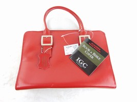 IGC Red Leather Book &amp; Bible Cover Nwt - £77.97 GBP