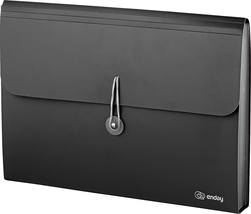 Accordion File Organizer Black, 7 Pocket Expanding File and Cover Folder... - £16.49 GBP