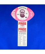 NFL 1976 Pepsi-Cola Football Disc with Tab Bob Brown Cincinnati Bengals