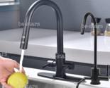 Combo12&quot; Kangen Faucet &amp; 15&quot; 2 Handles Sink Faucet, Faucet Pull Down Mat... - $592.52+