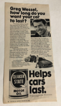 Vintage Quaker State Motor Oil 1980 Print Ad PA3 - £3.88 GBP