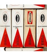 Raytheon Electronic Mini Tubes Lot Of 6 In Box Untested Vintage ELECTUBE - $59.99
