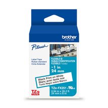 Brother Genuine P-Touch TZe Black Print on Yellow Label Tape (TZeFX651),... - $30.36