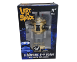 11&quot; LOST IN SPACE ELECTRONIC B9 ROBOT LIGHT &amp; SOUND NEW IN BOX TOY GOLD ... - $95.00