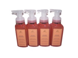 Bath and Body Works White Barn Kitchen Mandarin Gentle Foaming Hand Soap  x 4 - $28.99