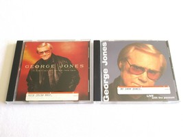 Lot of 2 CD George Jones It Don&#39;t Get Any Better Than This +Live with the Possum - £11.85 GBP