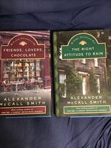 Lot of 2 Alexander McCall Smith HardCover Books Very Good: Friends, Lovers,Choco - $9.41