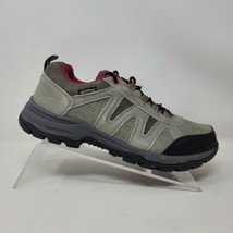 Riemot Hiking Shoes Womens Low Top Waterproof Casual Gray/Pink Size US 1... - $31.87
