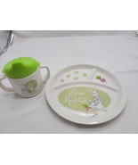Peter Rabbit Childs Divided Plate and Sippy Cup Melamine by Zak! F Warne... - £15.93 GBP