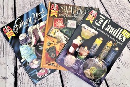 3 Can Do Craft Books Gel Candles, Fancy Work With Beading &amp; Symbology Celtic - £9.65 GBP