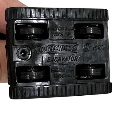 Vtg Matchbox Construction Vehicles Lot 3 Bulldozer Excavator Tractor Shovel Item image 8