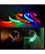 Color: HOT PINK,Size: MEDIUM - LED PET Safety Halo Style Collar - $26.69 CAD