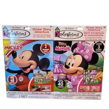 Colorforms Mickey Mouse Minnie Sticker Story Adventure Set of 2 Disney Jr - £11.56 GBP