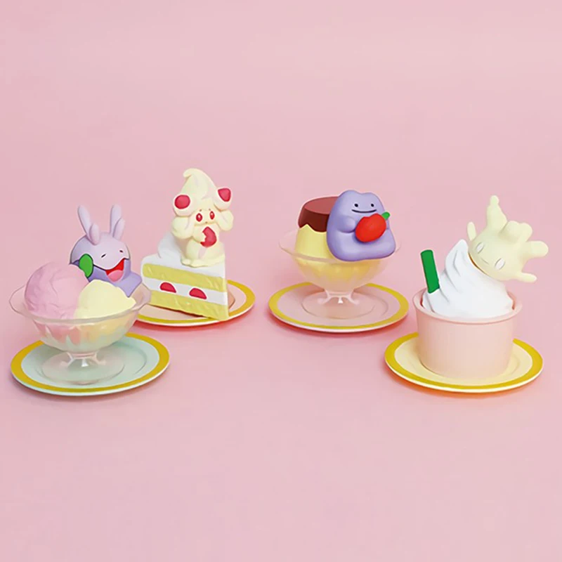 TAKARA TOMY Gashapon Capsule Toys Pokemon Sweet Cake Doll Goomy Alcremie Ditto - £19.85 GBP+