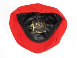 Mens Fashion Classic Flannel Wool Apple Cap Hat by Bruno Capelo ME905 Red - £35.14 GBP