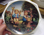 Danbury Mint Plate M.J.Hummel &quot;Apple Tree Boy and Girl&quot; Little Companions - $13.81
