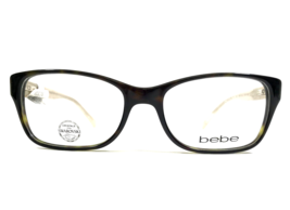 Bebe Brille Rahmen BB5121 215 Runway Bereit Schildplatt Nude Swarovski 52-17-135 - £31.27 GBP