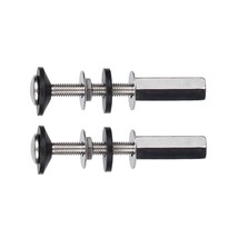 Two Universal Toilet Tank To Bowl Bolts, Extra-Long, Simple-To-Install Nuts, And - $22.94