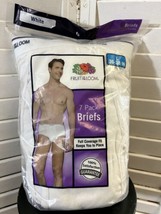 New men&#39;s 2013 package 7 briefs Fruit of the Loom L 36-38 100% cotton fu... - £18.94 GBP
