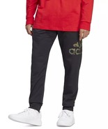 adidas Men&#39;s Tricot Camo Logo Jogger Pants Black/Green HY3085-Small - $40.99 CAD