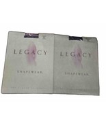 Legacy Shapewear pantyhose - Black - Size E New (Lot of 2) Free Ship See... - $14.84