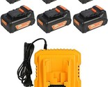 20V Replacement For Dewalt 20V Max Battery 6.0Ah 6Packs With Dcb112 Charger - $277.99