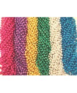 240 6 Color Mardi Gras Gra Beads Necklaces Party Favors Huge Lot 20 Doze... - $999.51 MXN