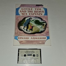 VTG Little Tim &amp; Brave Sea Captain Book Audio Cassette Tape Lot Edward Ardizzone - $29.65