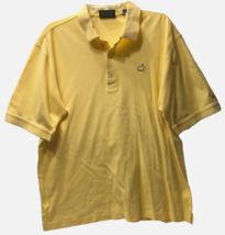 $9.99 Masters Collection Logo Yellow Golf Augusta 100% Pima Cotton Polo Shirt L - £7.90 GBP