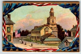 4th Of July Postcard Philadelphia Pennsylvania Independence Hall Tuck Series 159 - £6.64 GBP