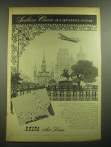 1945 Delta Air Lines Ad - Southern Charm in a skyscraper setting - £14.65 GBP