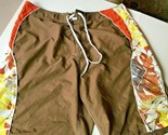 Men&#39;s Beach Rays Polyester Shorts Size 36 Brown 015-66 - £5.27 GBP